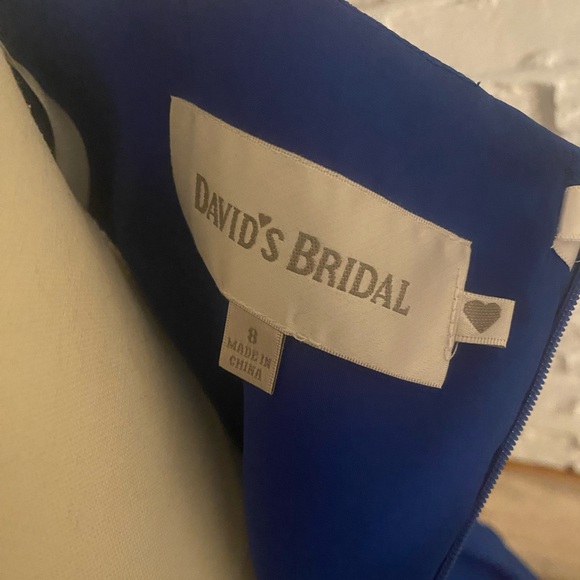 Women’s David’s Bridal Pleated Dress - Picture 5 of 6